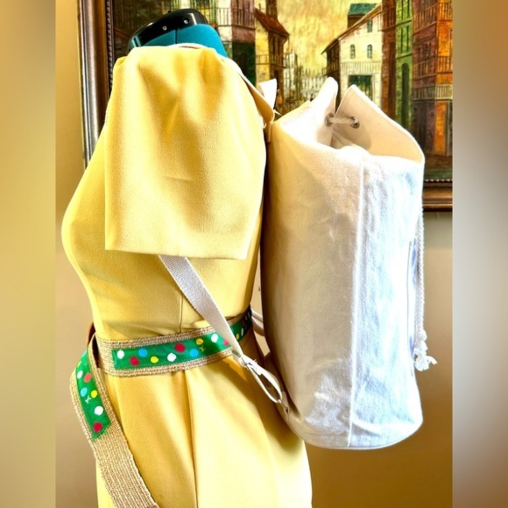 Canvas Tote Backback Equestrian themed XL